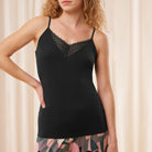 Triumph Aura Spotlight Camisole top, sort - 10221405 - 0004 - Black