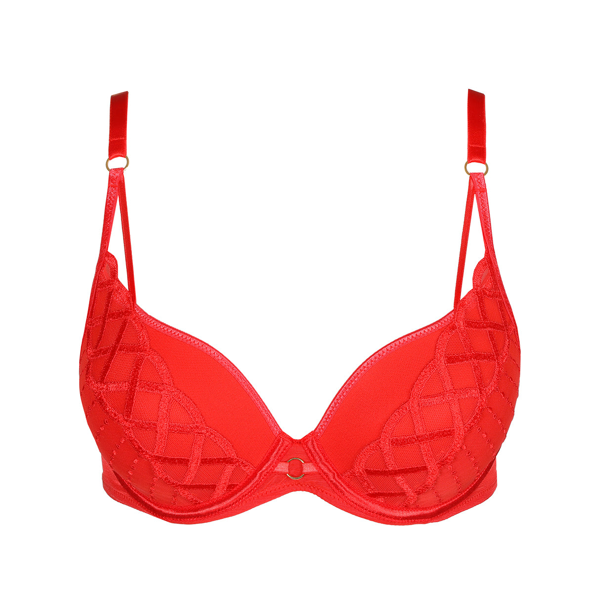 Marie Jo Jhana BH med bøjle, rød - 0102796 - FIR - Fiesta Red