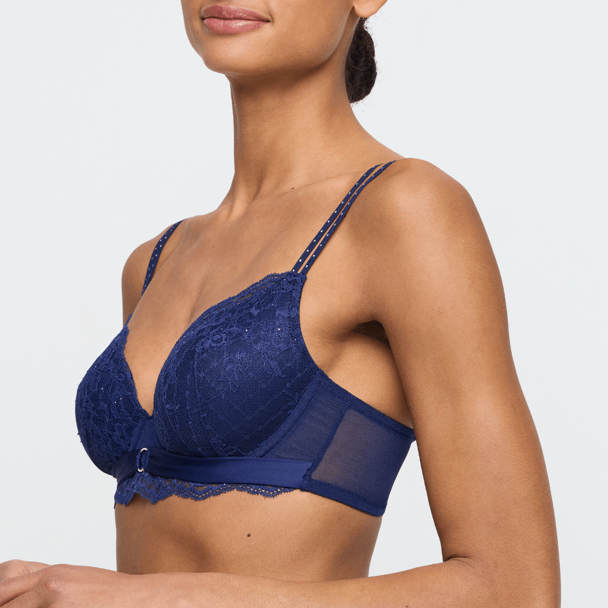 Marie Jo Musea BH med bøjle, blå - 0102976 - SAF - Sapphire Blue