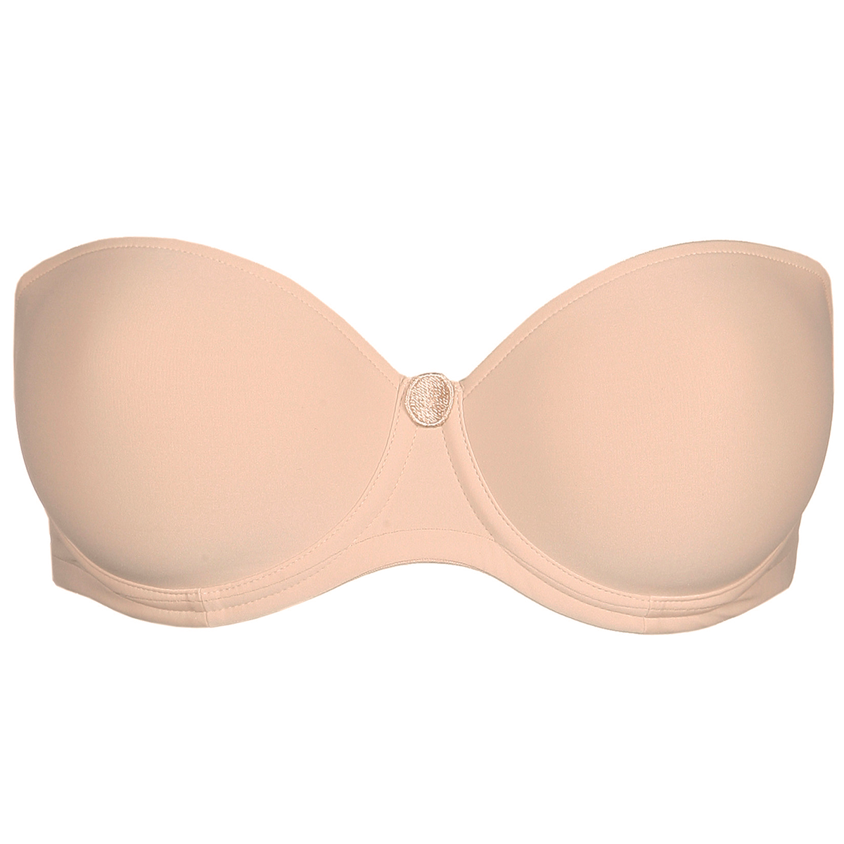 Marie Jo Tom stropløs BH, beige - 0120828 - CAL - Caffe Latte