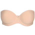 Marie Jo Tom stropløs BH, beige - 0120828 - CAL - Caffe Latte