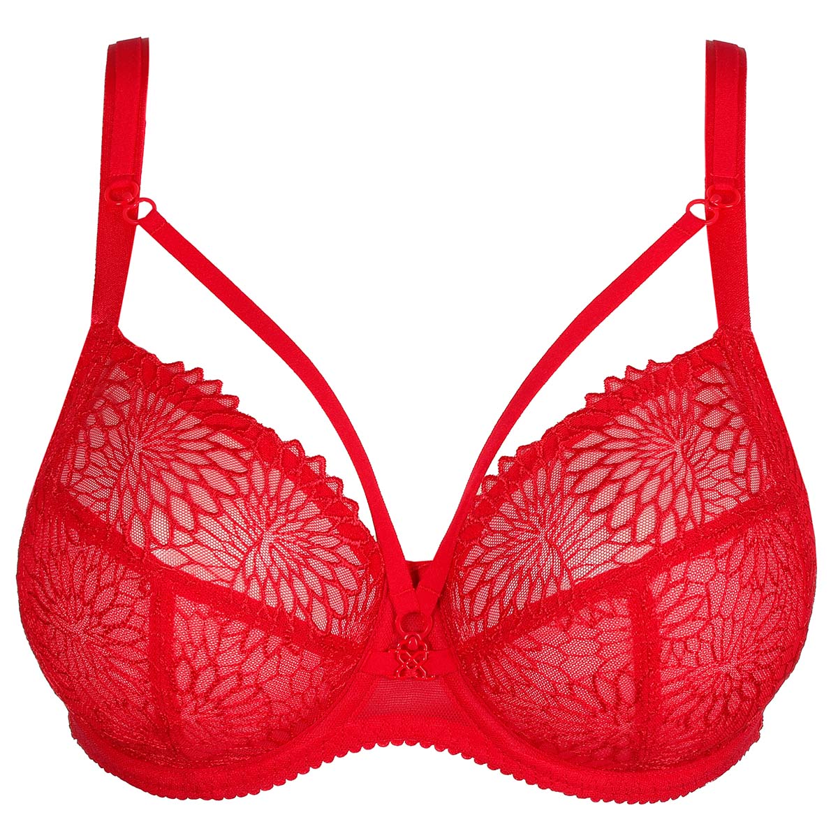PrimaDonna Sophora BH med bøjle, rød - 0163180-81 - TRR - True Red