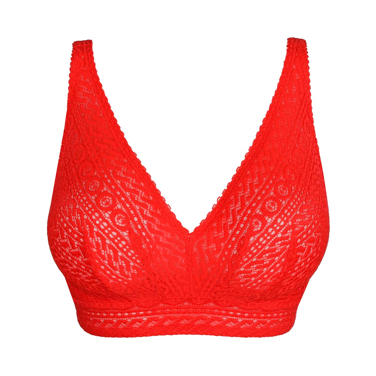 PrimaDonna Montara bralette BH, rød - 0163386 - TRR - True Red
