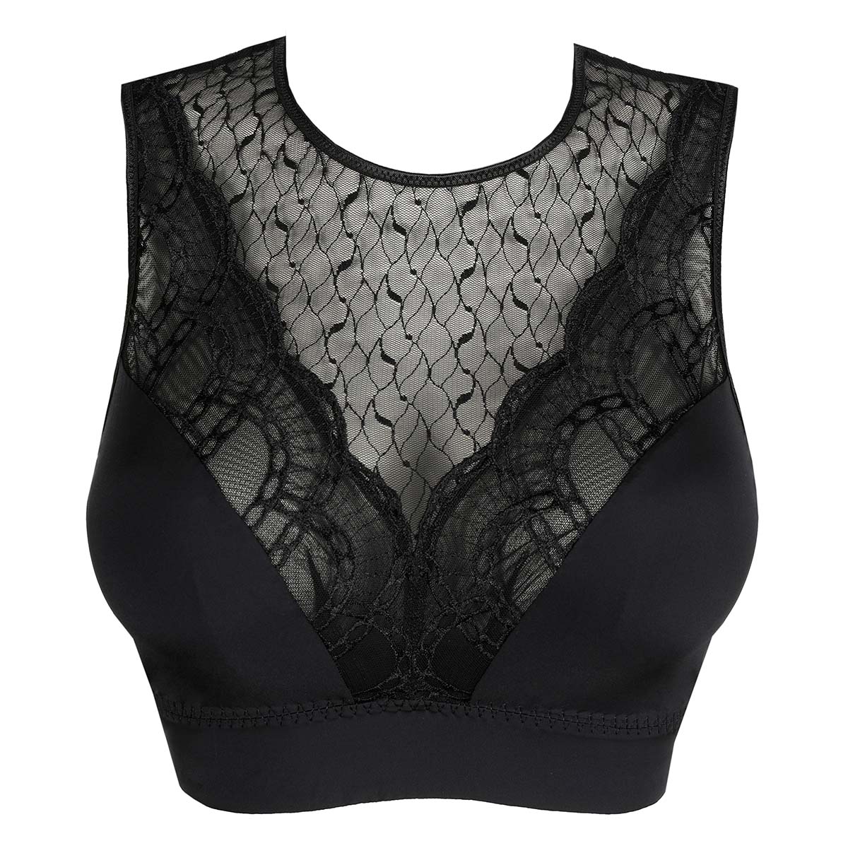 PrimaDonna Naica bralette BH, sort - 0163596 - ZWA - Black