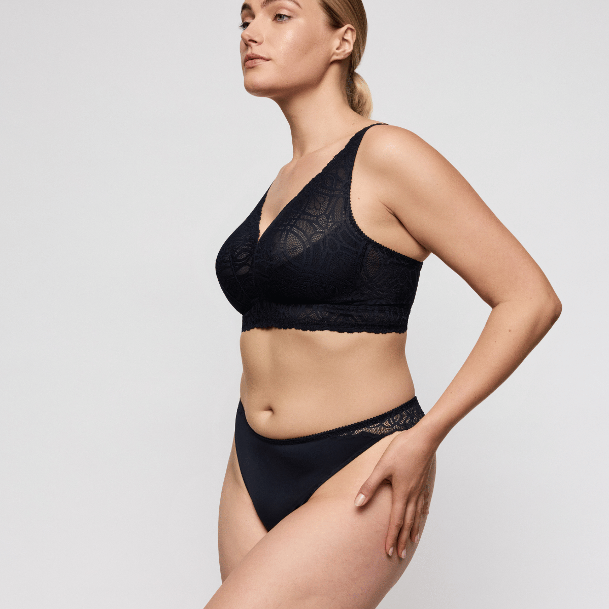 PrimaDonna Salerno g-streng, blå - 0663530 - MID - Midnight Blue