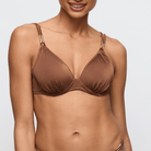 Marie Jo Hello Sunset bikini top med bøjle, brun - 1008816 - SEP - Sepia