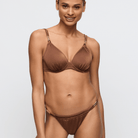 Marie Jo Hello Sunset bikini top med bøjle, brun - 1008816 - SEP - Sepia