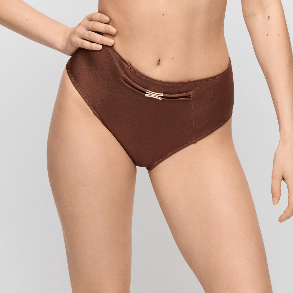 Marie Jo Hello Sunset maxi bikinitrusse, brun - 1008851 - SEP - Sepia