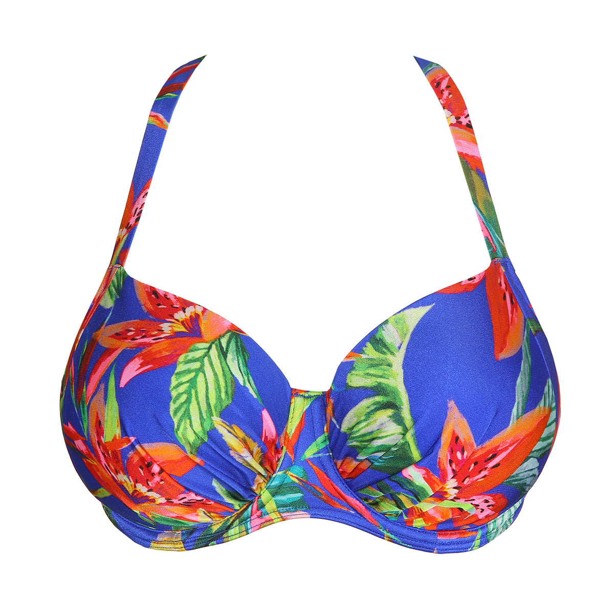 PrimaDonna Latakia bikini top med bøjle, blå - 4011116 - TNF - Tropical Rainforest
