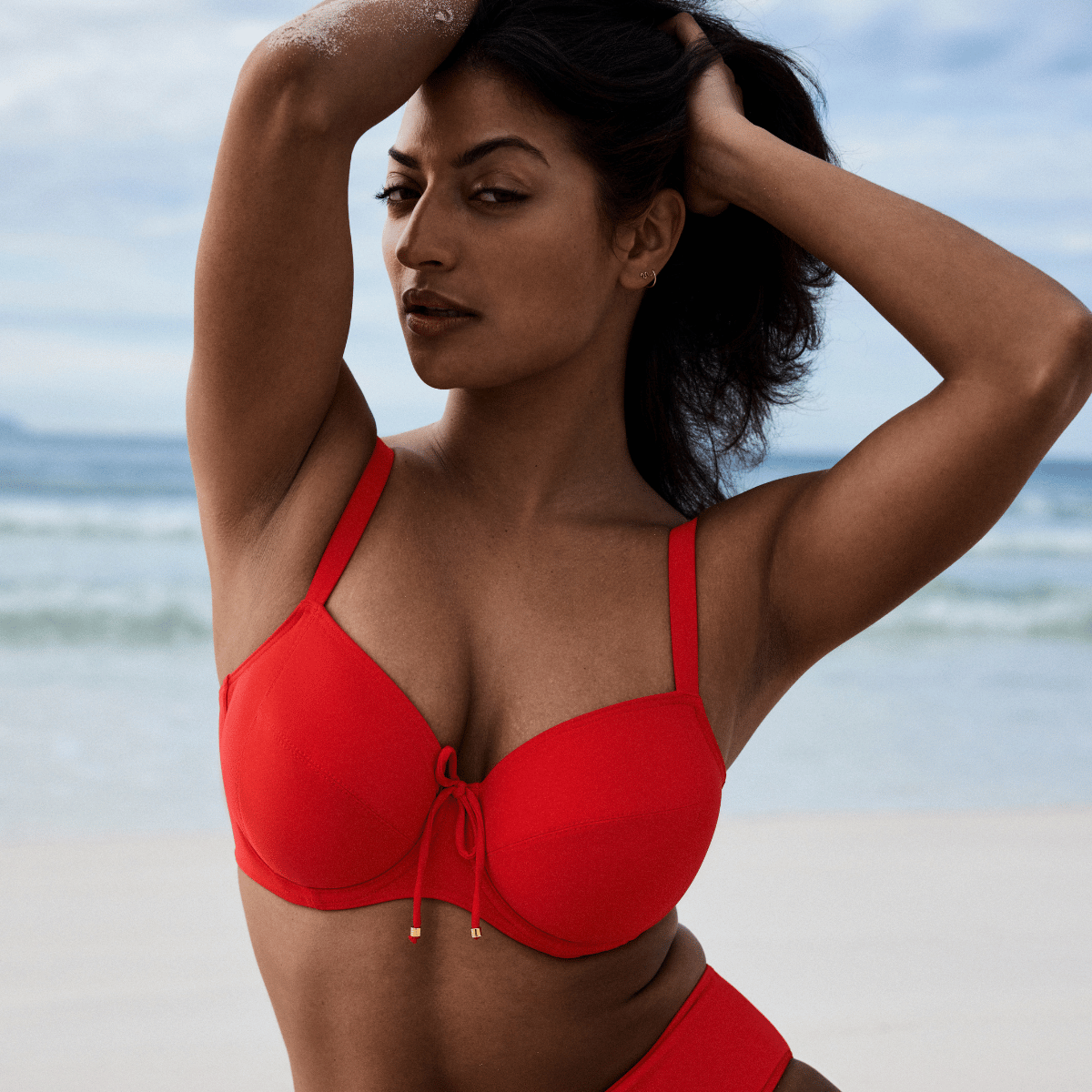 PrimaDonna Aswan bikini top med bøjle, rød - 4012410 - FIR - Fiesta Red