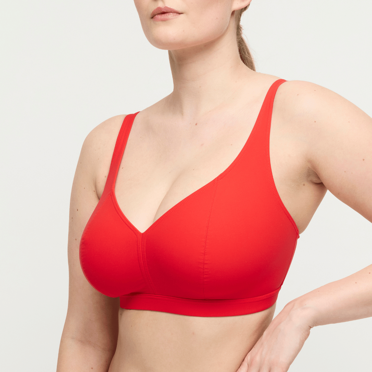 PrimaDonna Aswan bikini top uden bøjle, rød - 4012415 - FIR - Fiesta Red