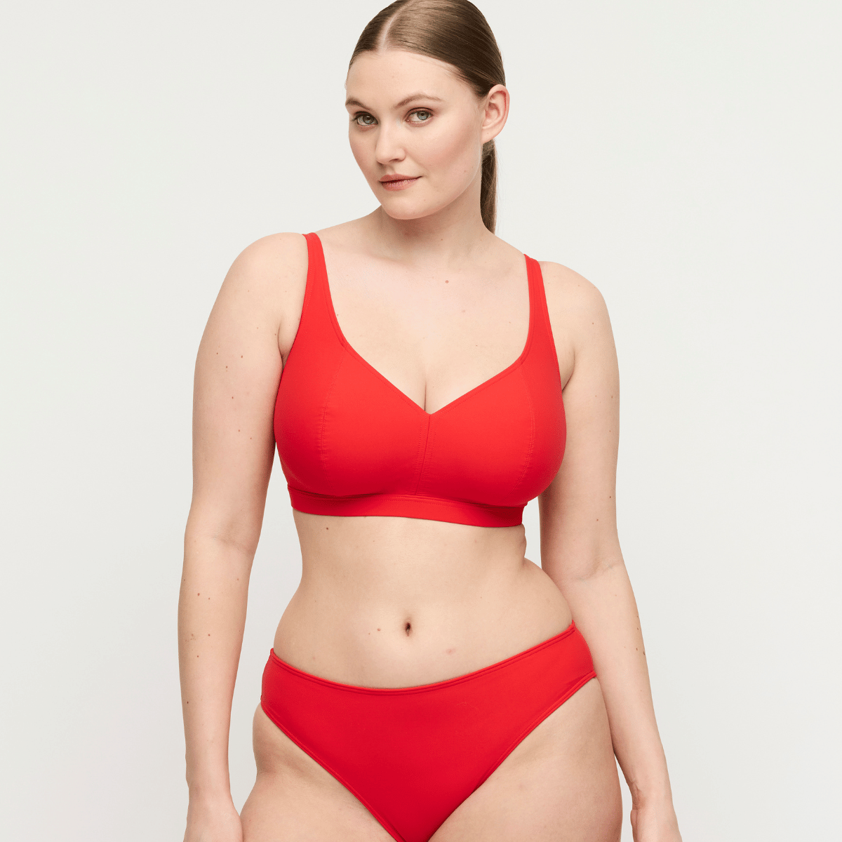 PrimaDonna Aswan bikini top uden bøjle, rød - 4012415 - FIR - Fiesta Red