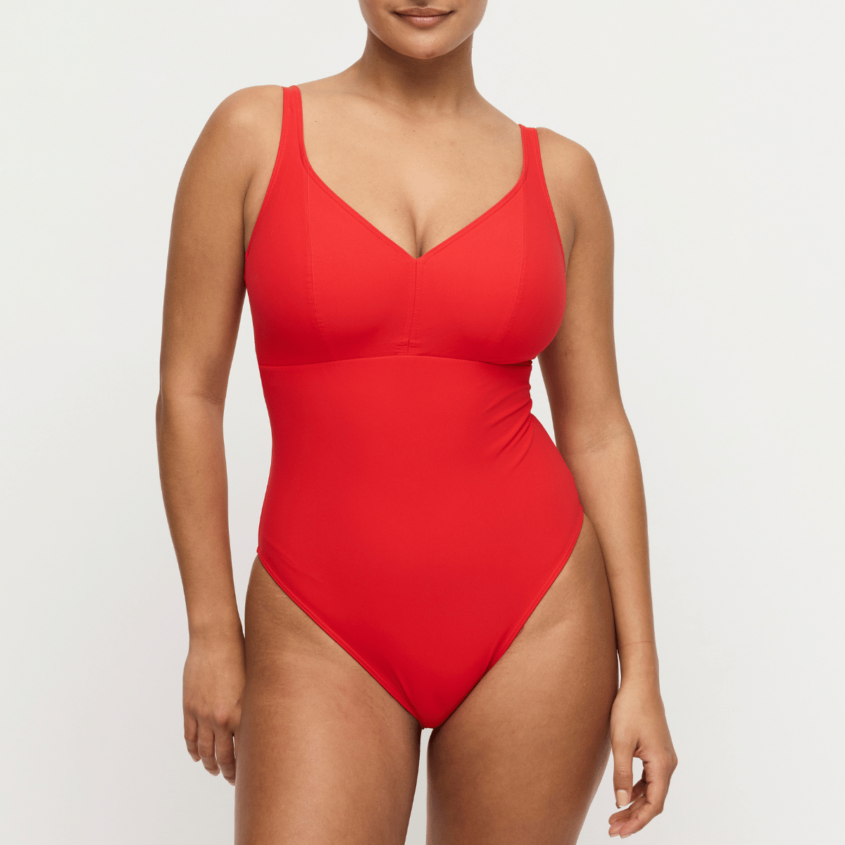 PrimaDonna Aswan badedragt uden bøjle, rød - 4012437 - FIR - Fiesta Red