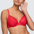 Marie Jo Jane push-up BH, rød - 0101337 - TRR - True Red