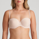 Marie Jo Tom stropløs BH, beige - 0120828 - CAL - Caffe Latte