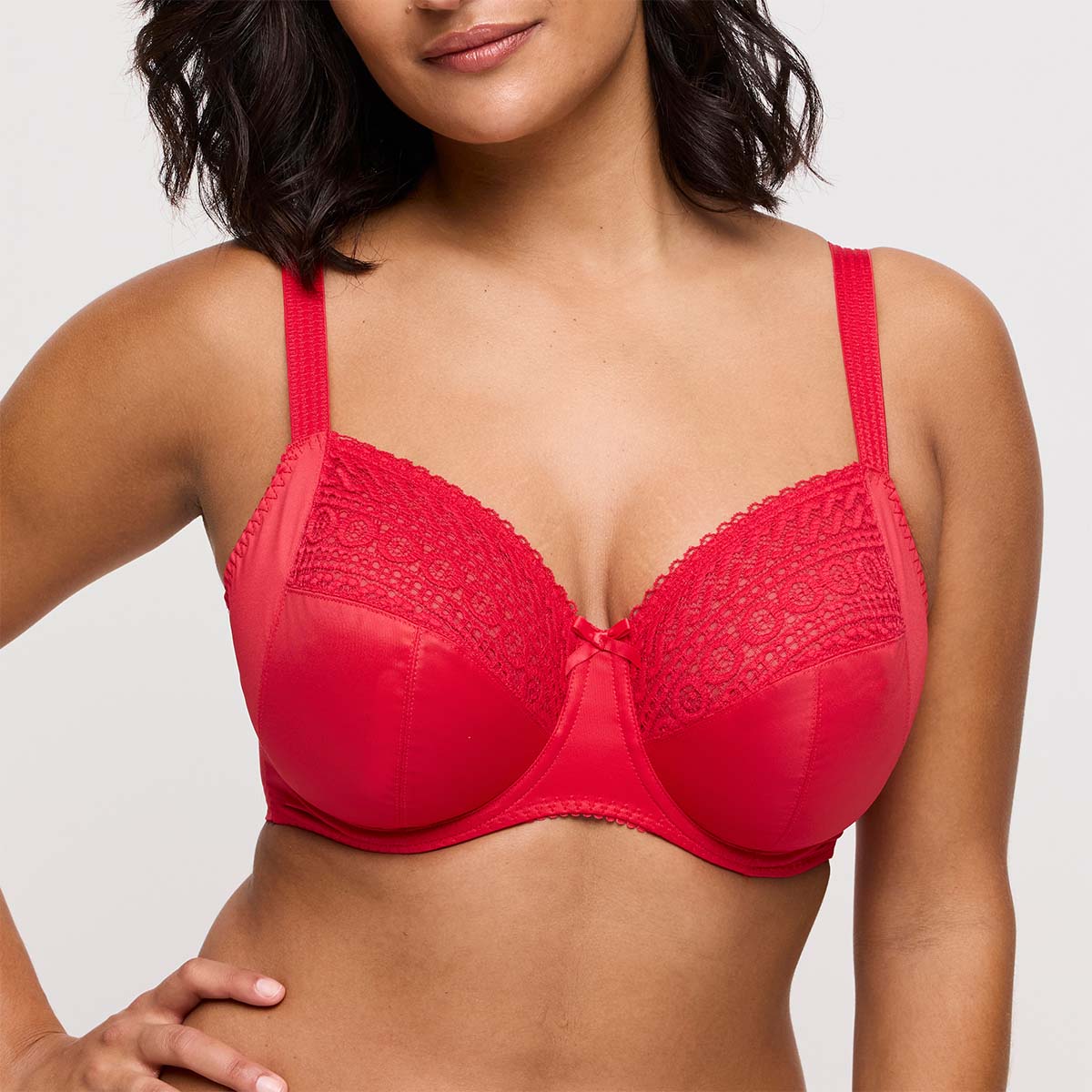 PrimaDonna Montara BH med bøjle, rød - 0163380-85 - TRR - True Red