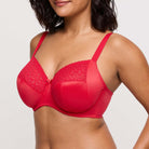 PrimaDonna Montara BH med bøjle, rød - 0163380-85 - TRR - True Red