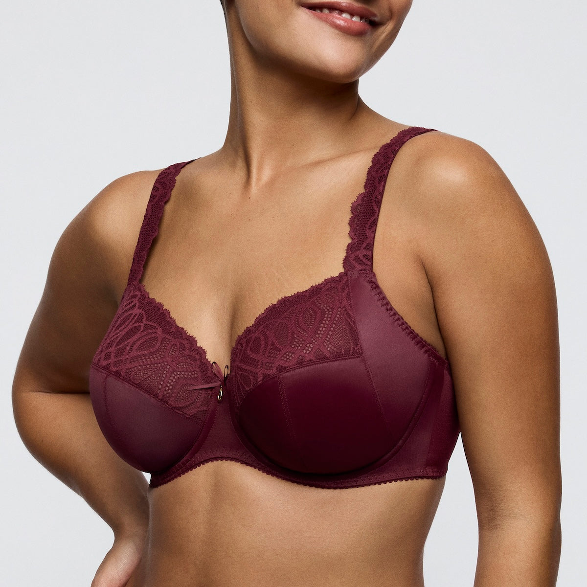 PrimaDonna Salerno full-cup BH, bordeaux - 0163530-35 - EVR - Evening Red