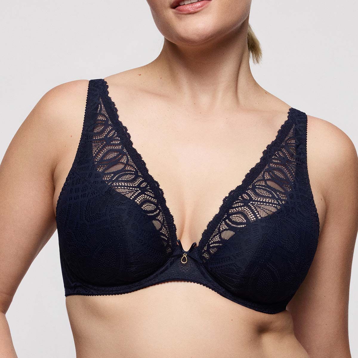 PrimaDonna Salerno plunge BH, blå - 0163532 - MID - Midnight Blue