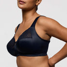 PrimaDonna Salerno BH uden bøjle, blå - 0163537 - MID - Midnight Blue