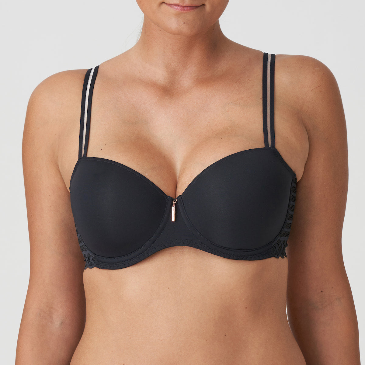 PrimaDonna Twist East End balconette BH, sort - 0241932 - CHB - Charcoal
