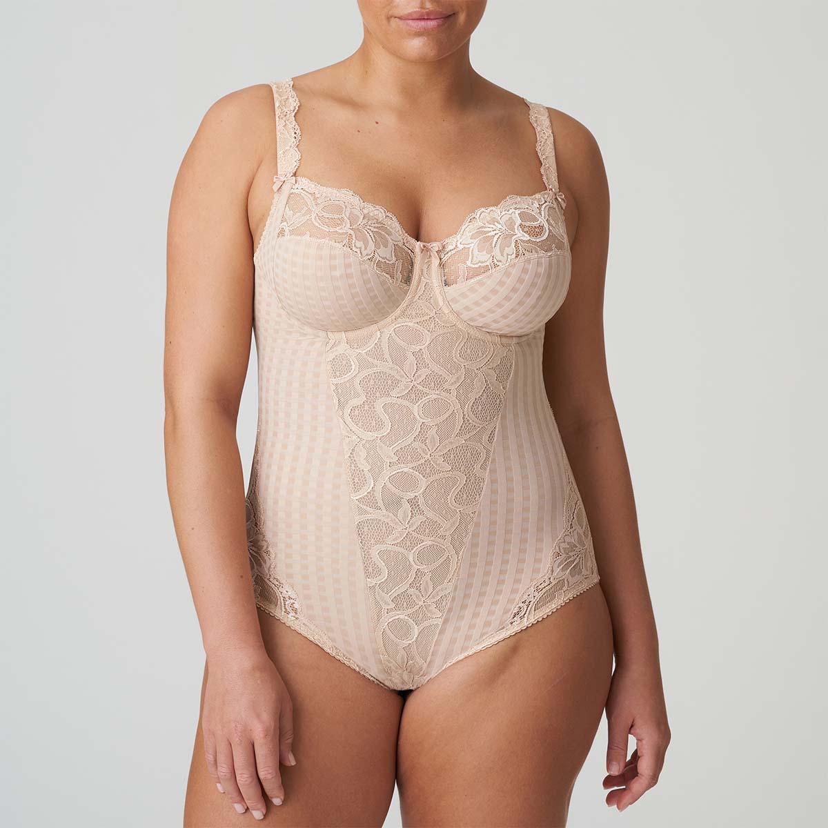 PrimaDonna Madison bodystocking, beige - 0462120 - CAL - Caffé Latte