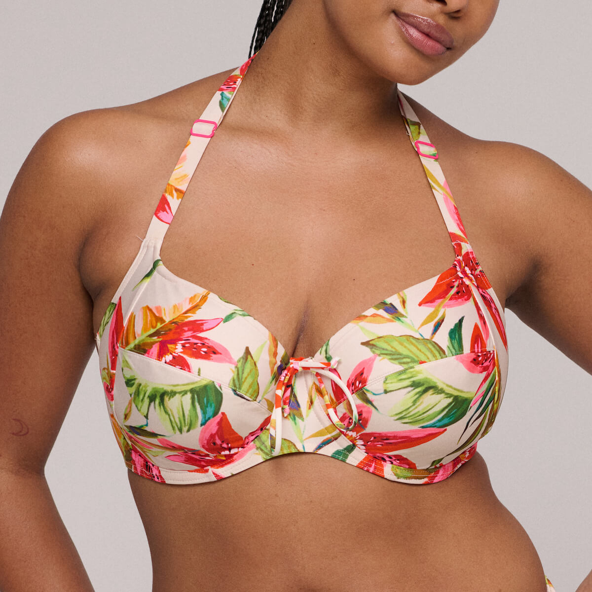 PrimaDonna Tanzania bikini top med bøjle, multi - 4012710 - CTR - Calm Tropics