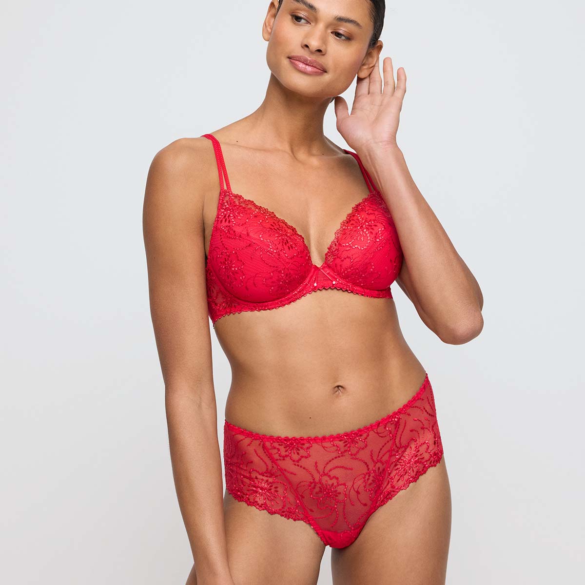 Marie Jo Jane push-up BH, rød - 0101337 - TRR - True Red