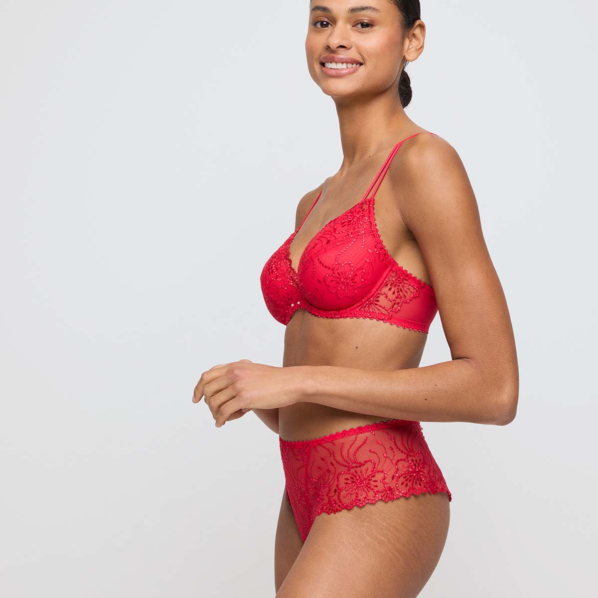 Marie Jo Jane push-up BH, rød - 0101337 - TRR - True Red