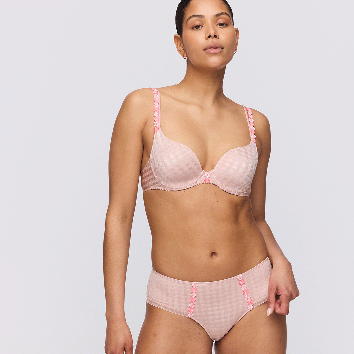 Marie Jo Avero Tiny Hotpants hipster trusse, lyserød - 0502902 - PWD - Powder Rose