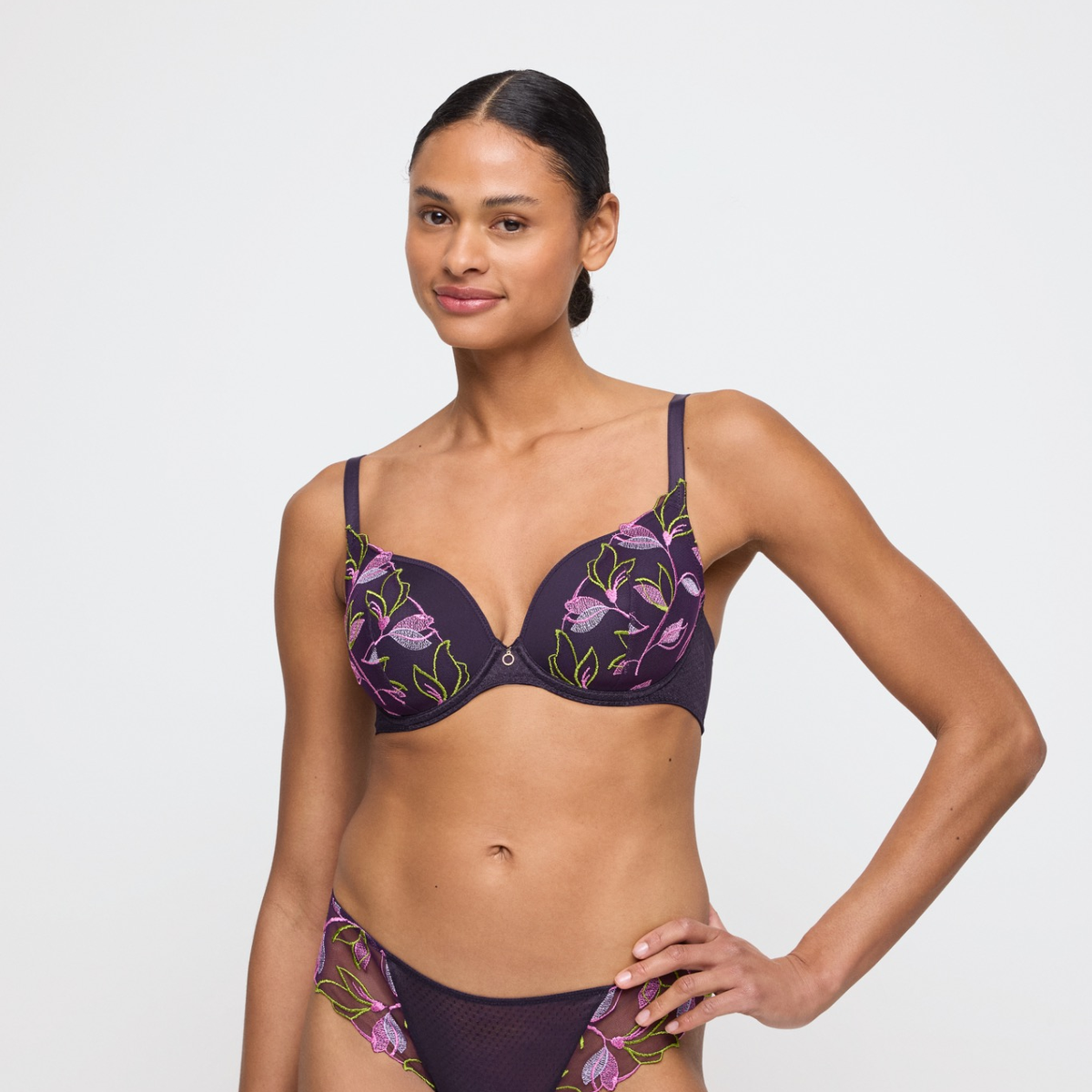 Marie Jo Loish BH med bøjle, lilla - 0102946 - AME - Amethyst
