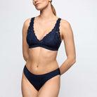 Marie Jo Soft Studio bralette BH, blå - 0103044 - VEL - Velvet Blue