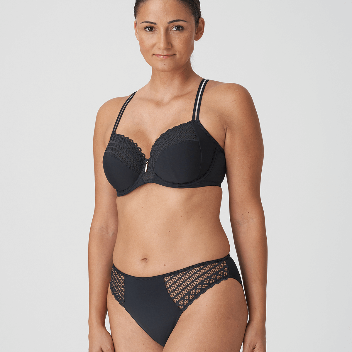 PrimaDonna Twist East End BH med bøjle, sort - 0141930 - CHB - Charcoal