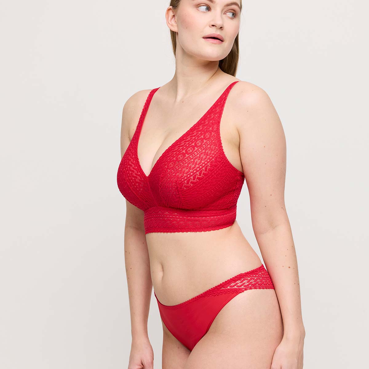PrimaDonna Montara bralette BH, rød - 0163386 - TRR - True Red