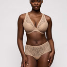 PrimaDonna Salerno plunge BH, beige - 0163532 - CGI - Candy Ginger