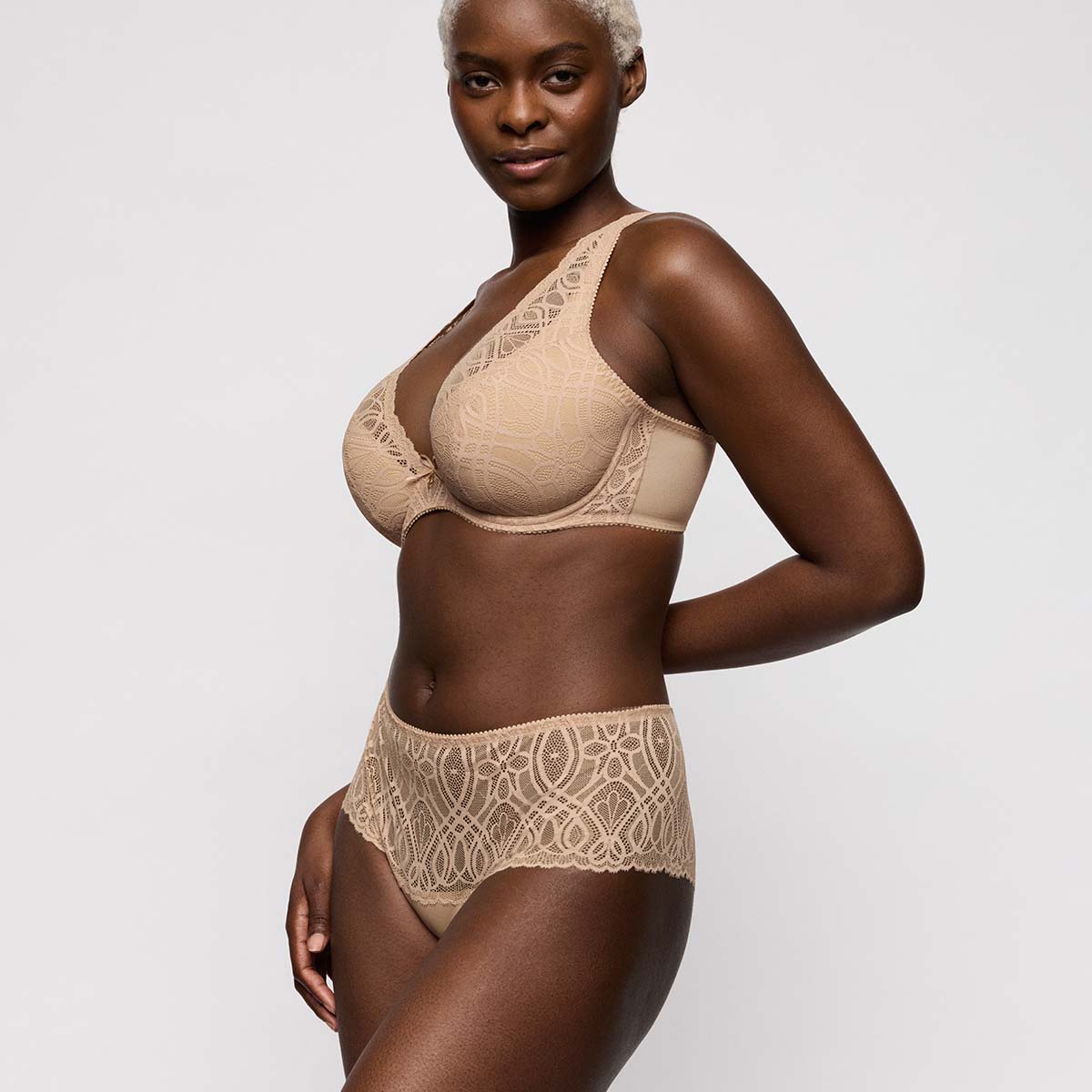 PrimaDonna Salerno plunge BH, beige - 0163532 - CGI - Candy Ginger