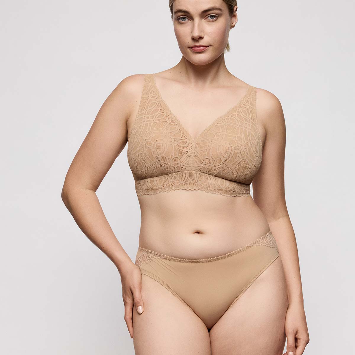 PrimaDonna Salerno bralette BH, beige - 0163536 - CGI - Candy Ginger