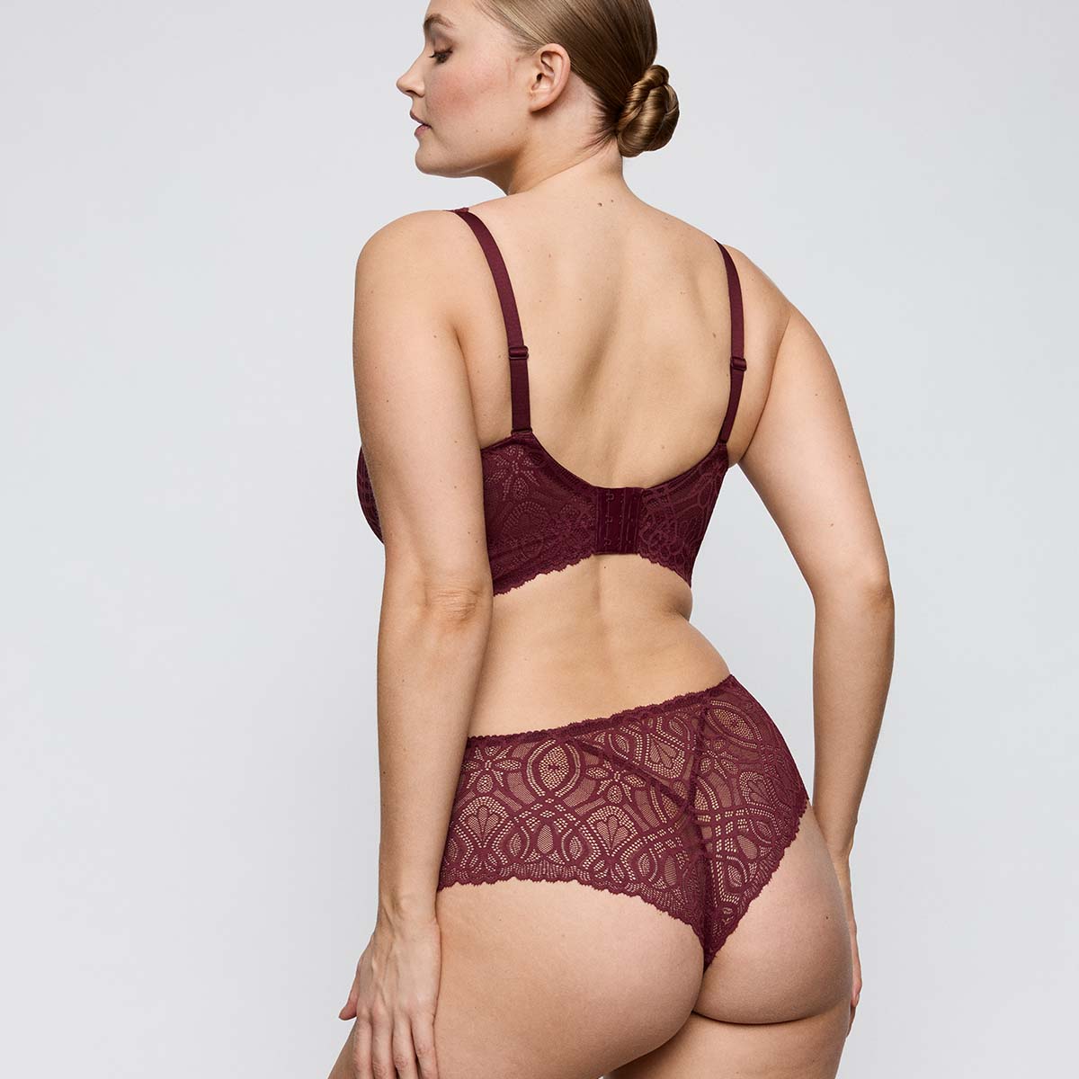 PrimaDonna Salerno bralette BH, bordeaux - 0163536 - EVR - Evening Red