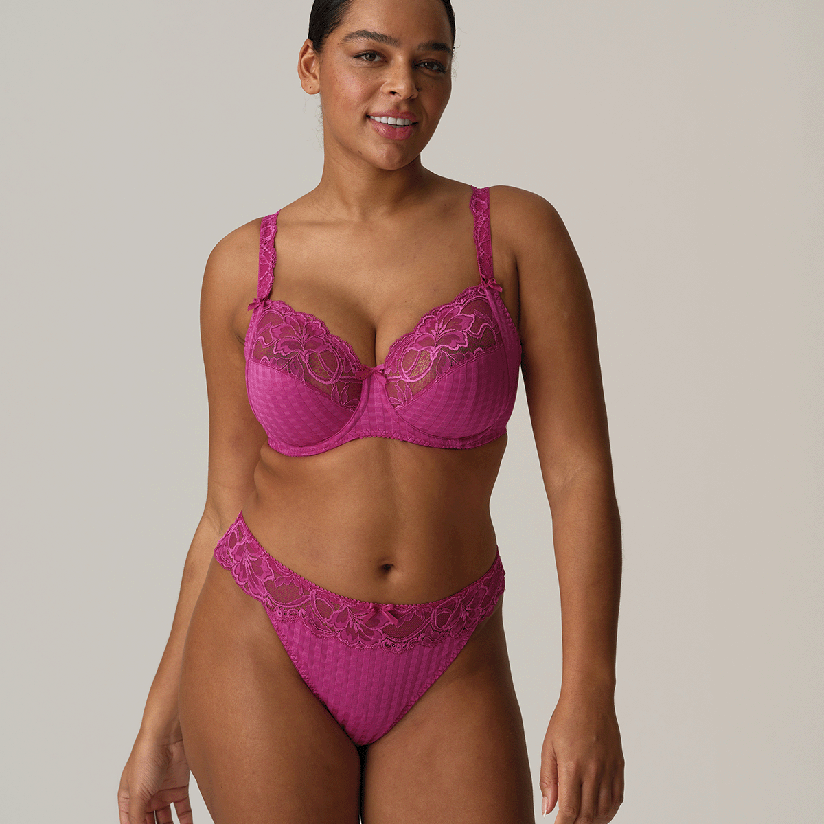 PrimaDonna Madison g-streng, pink - 0662125 - Fie - Fuchsia Fiesta