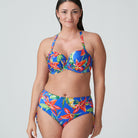 PrimaDonna Latakia bikini top med bøjle, blå - 4011116 - TNF - Tropical Rainforest