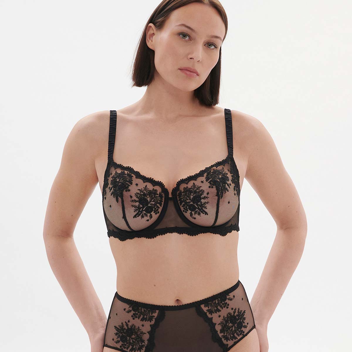 Simone Pérèle Intrigue balconette BH, sort - 1E2330 - 015 - Black