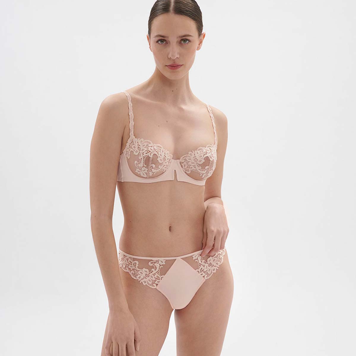 Simone Pérèle Saga g-streng, lyserød - 15C700 - 448 - Pink Nude