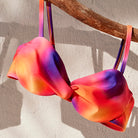 Hunkemöller Sunset Twist bikini top, multi - 204882 - PURPLE - Purple