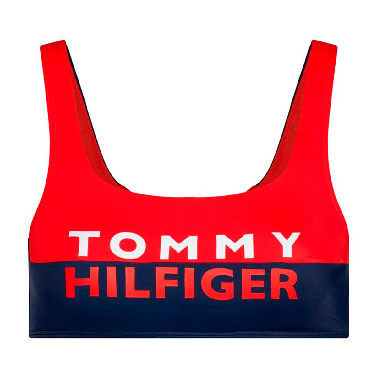 Tommy Hilfiger bikini top, rød - W02077 - XL7 - Red Glare
